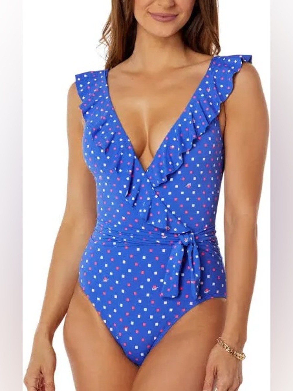 Lilly Pulitzer Swim Lilly Pulitzer Delphie One-Piece Swimsuit Blue